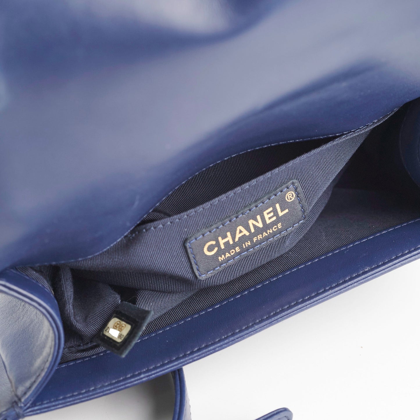 Chanel Boy Small Blue