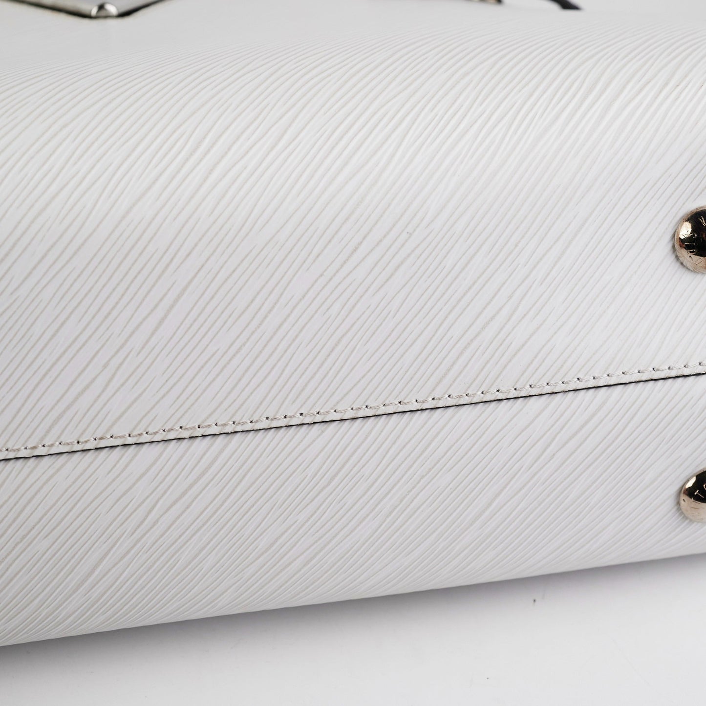 Louis Vuitton White Epi Twist Tote