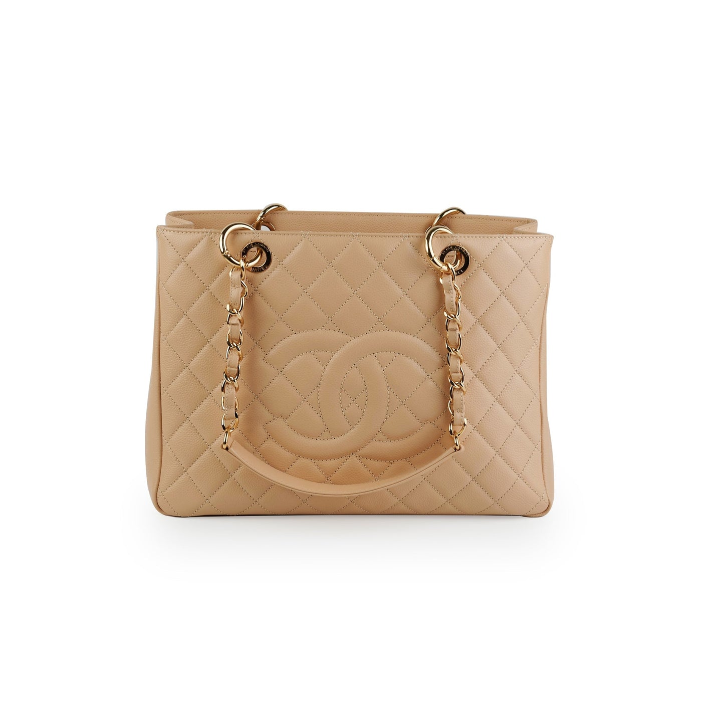 Chanel GST Grand Shopping Tote Beige Clair Caviar