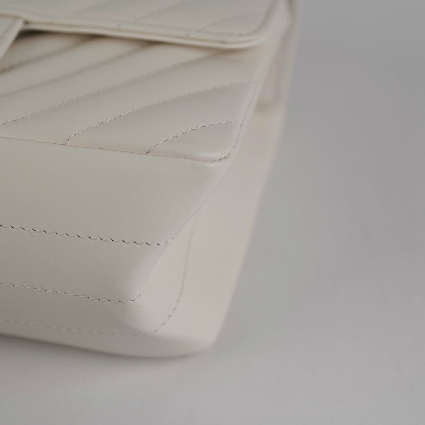 Chanel chevron Reissue Mini White