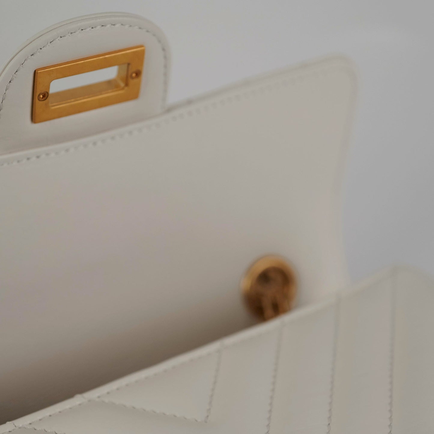 Chanel chevron Reissue Mini White