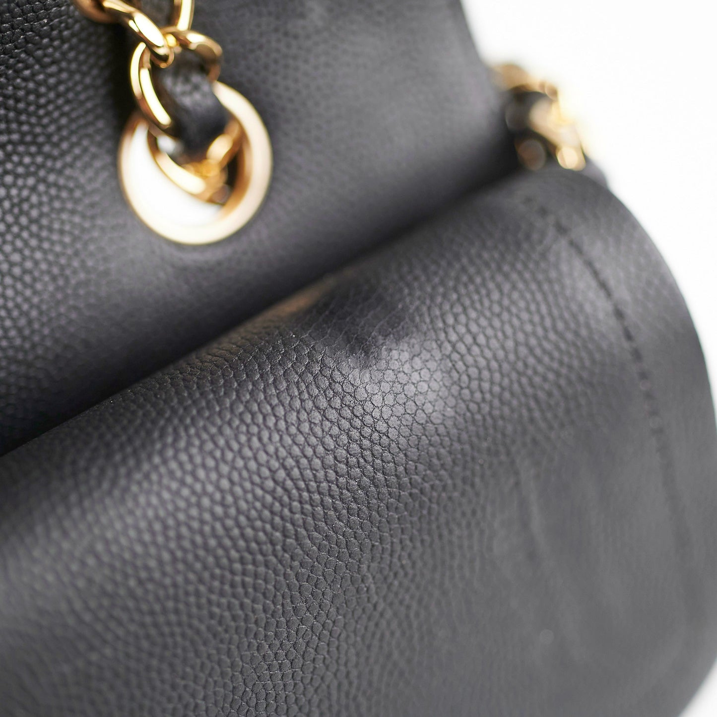 Chanel Chevron Classic Medium/Large Black