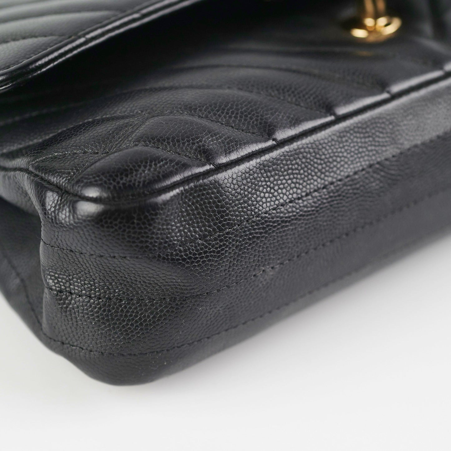 Chanel Chevron Classic Medium/Large Black