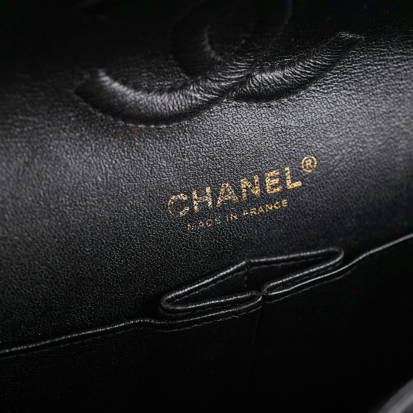 Chanel Chevron Classic Medium/Large Black