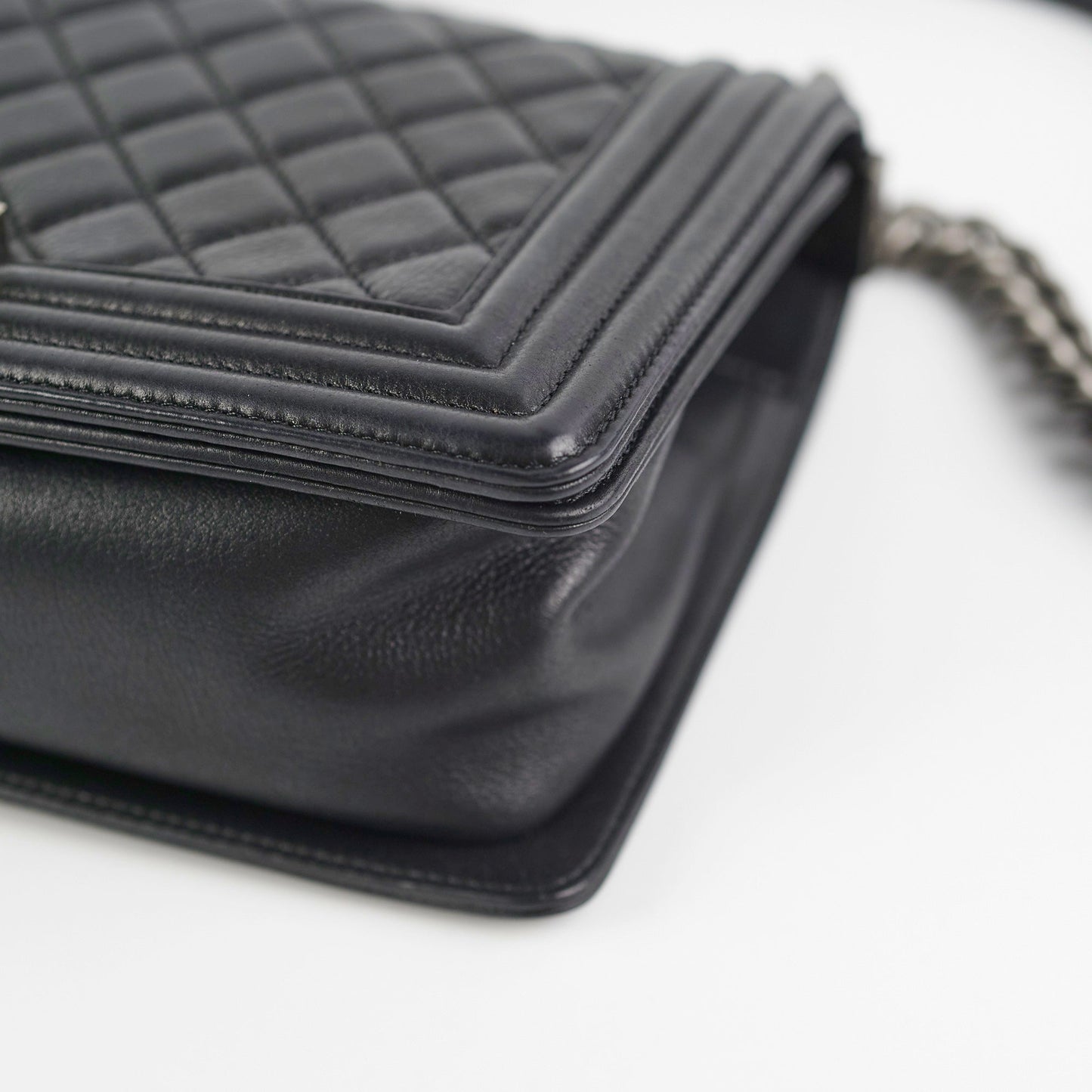 Chanel Boy Old Medium Black