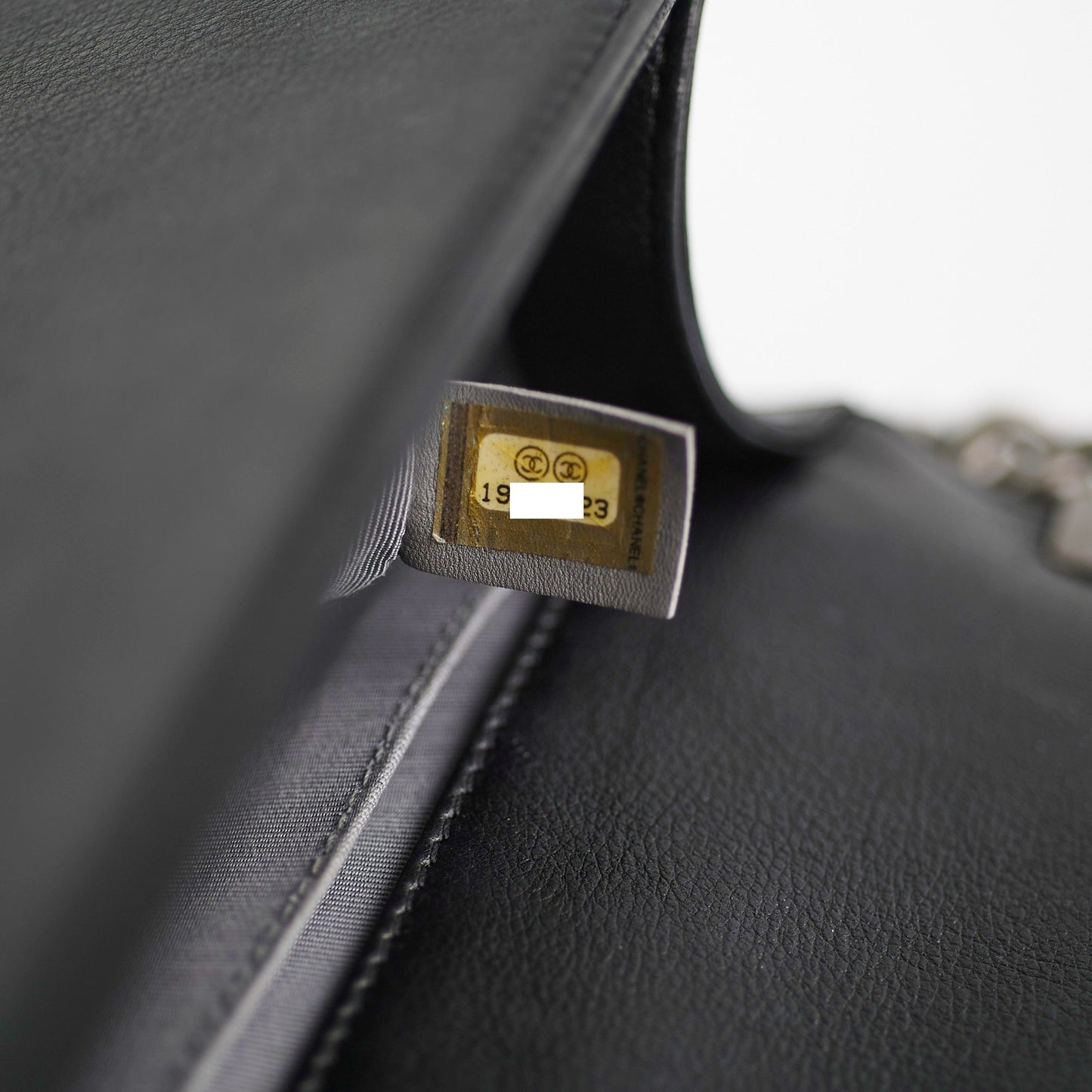 Chanel Boy Old Medium Black
