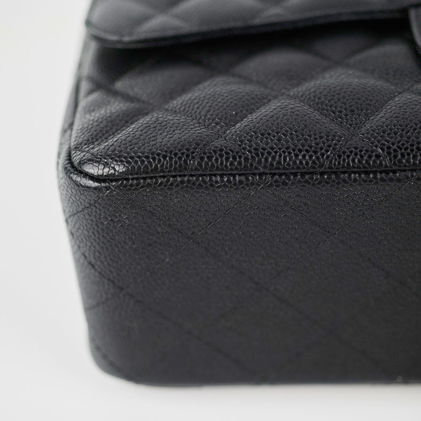 Chanel Classic Flap Jumbo Caviar Black Shoulder Bag