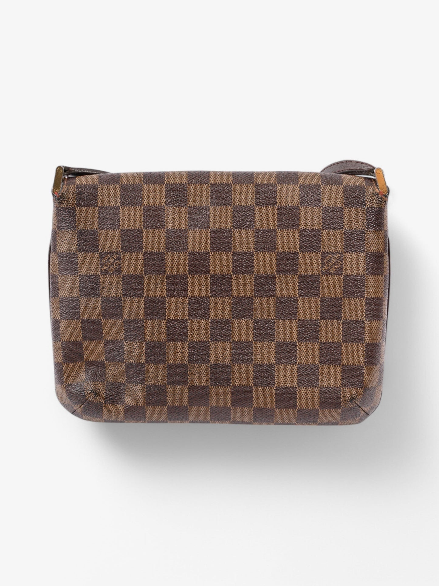Louis Vuitton Musette Tango Damier Ebene Coated Canvas