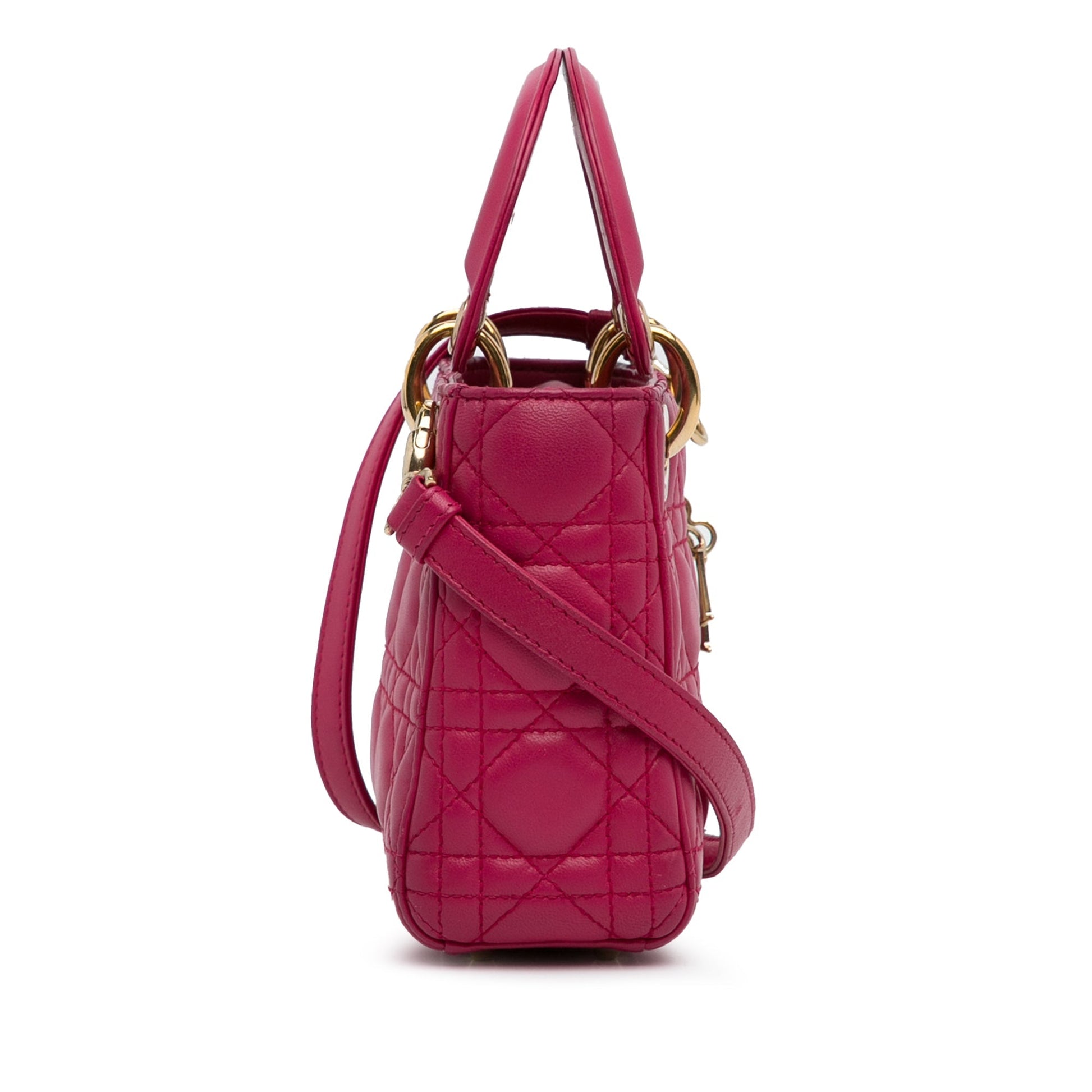 Dior Lady Dior Quilted Leather Shoulder Bag