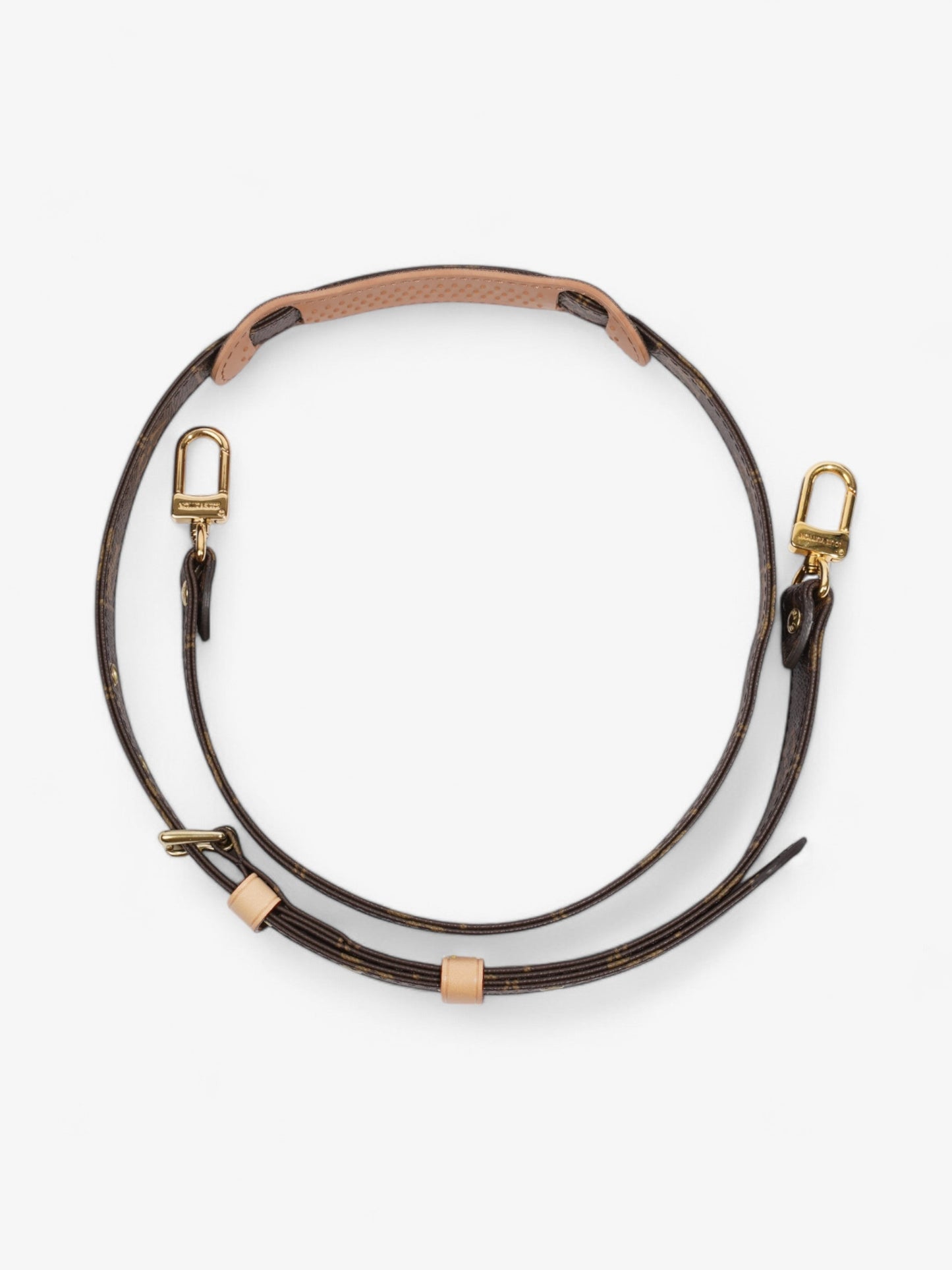 Louis Vuitton BandouliÃ¨re Bag Strap Monogram / Gold Coated Canvas