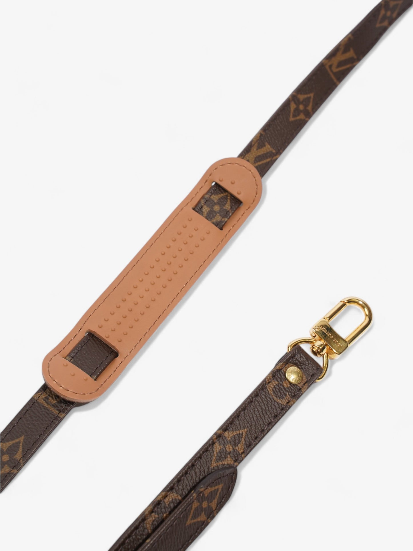 Louis Vuitton BandouliÃ¨re Bag Strap Monogram / Gold Coated Canvas