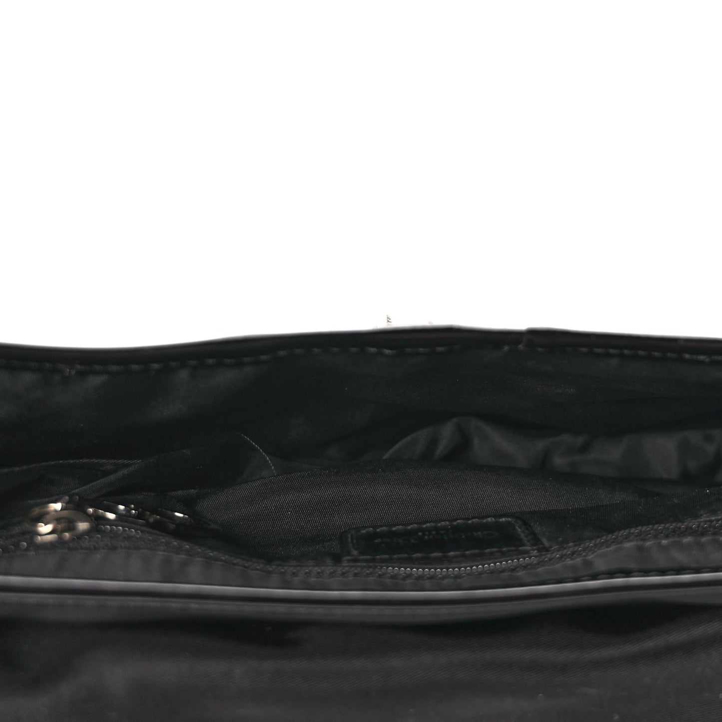 Christian Dior Nylon Saddle Bag Black