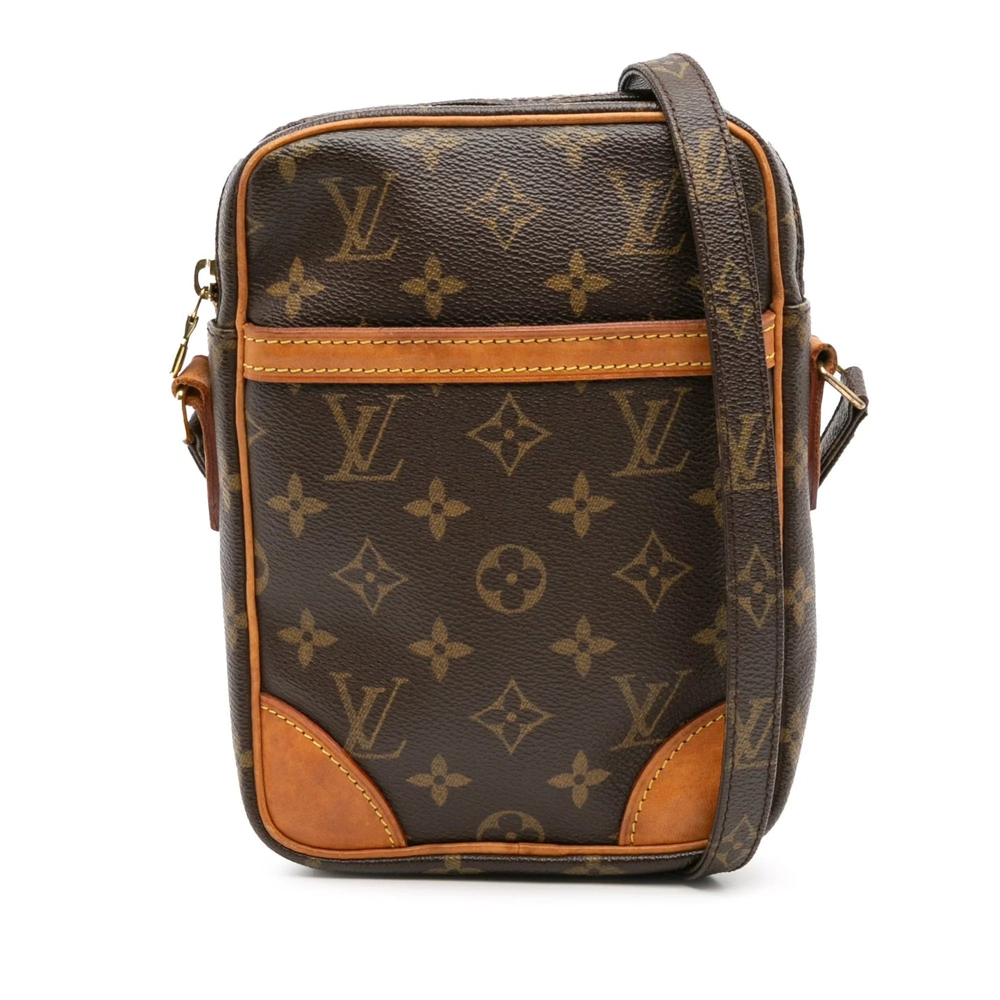 Brown Louis Vuitton Monogram Danube Crossbody Bag