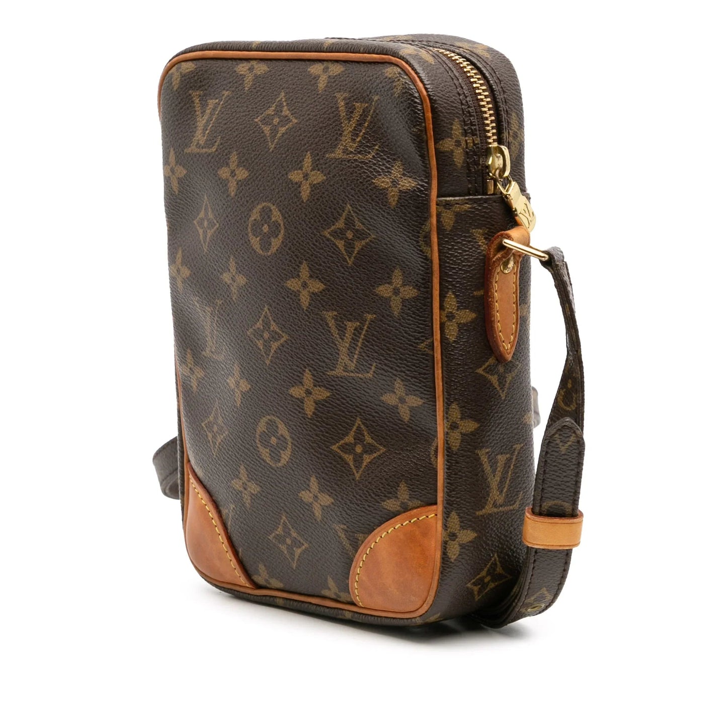 Brown Louis Vuitton Monogram Danube Crossbody Bag