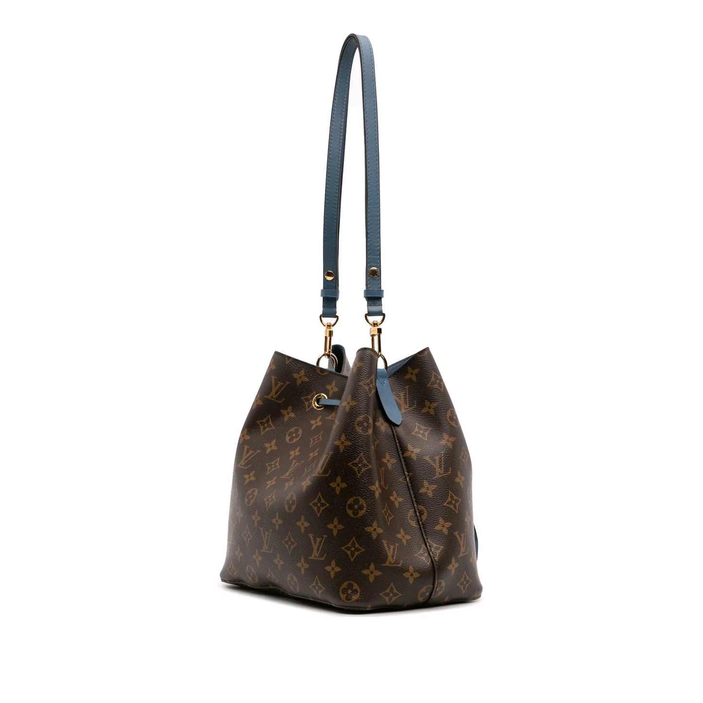 Brown Louis Vuitton Monogram Neonoe MM Bucket Bag