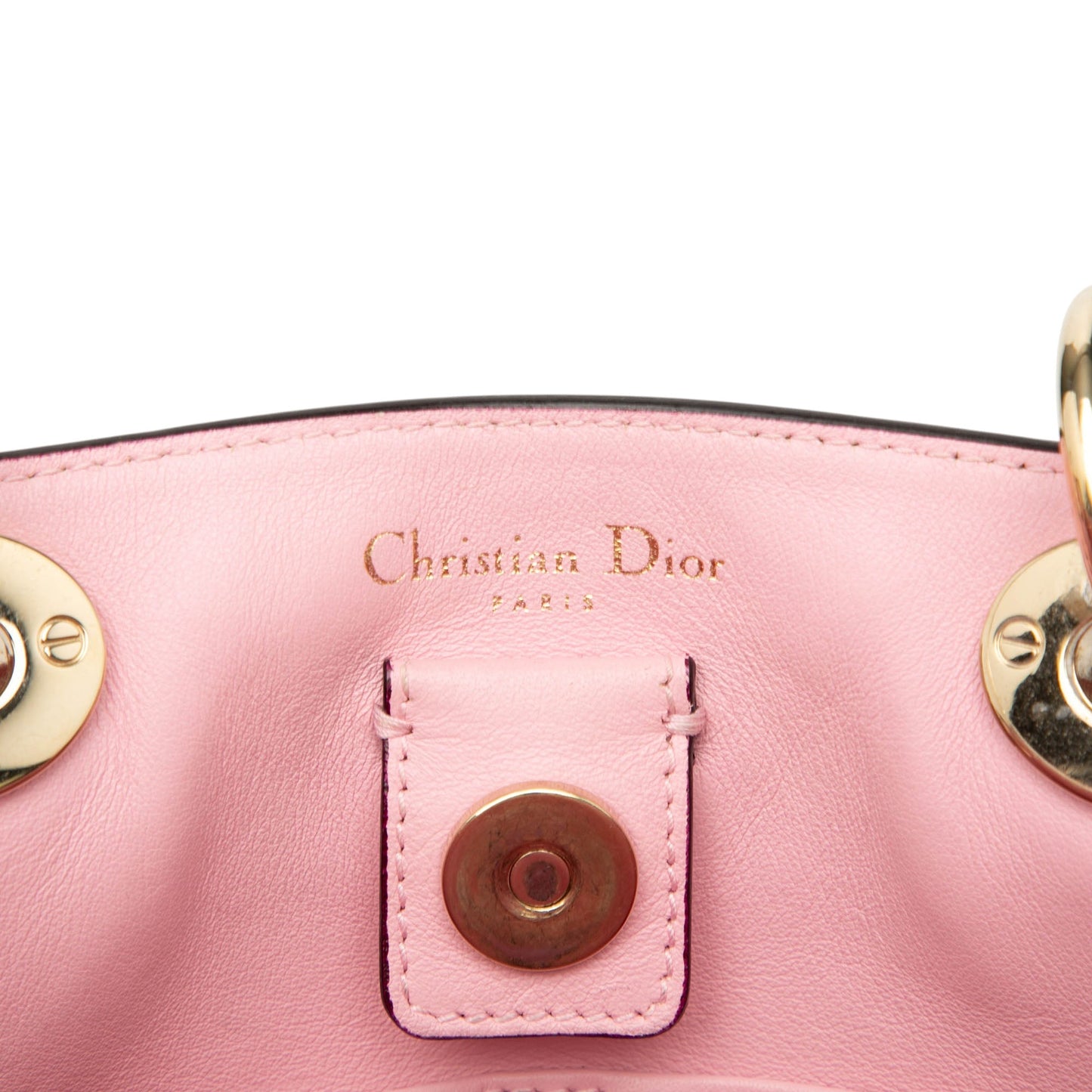 Red Dior Large Smooth Calfskin Diorissimo Satchel