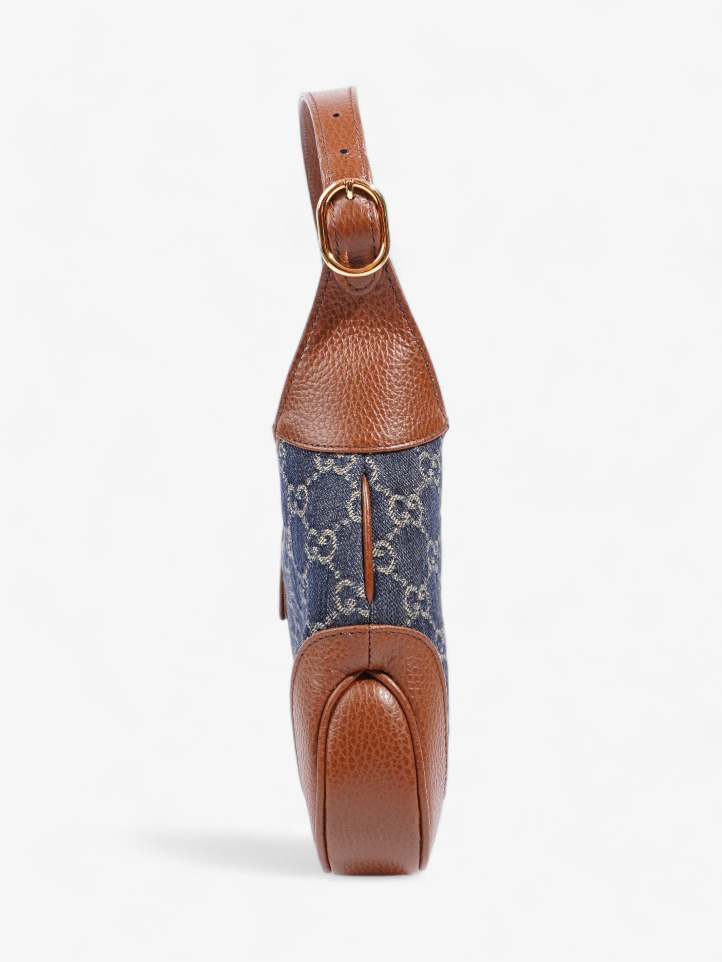 Gucci Jackie 1961 Blue / Brown Denim Small
