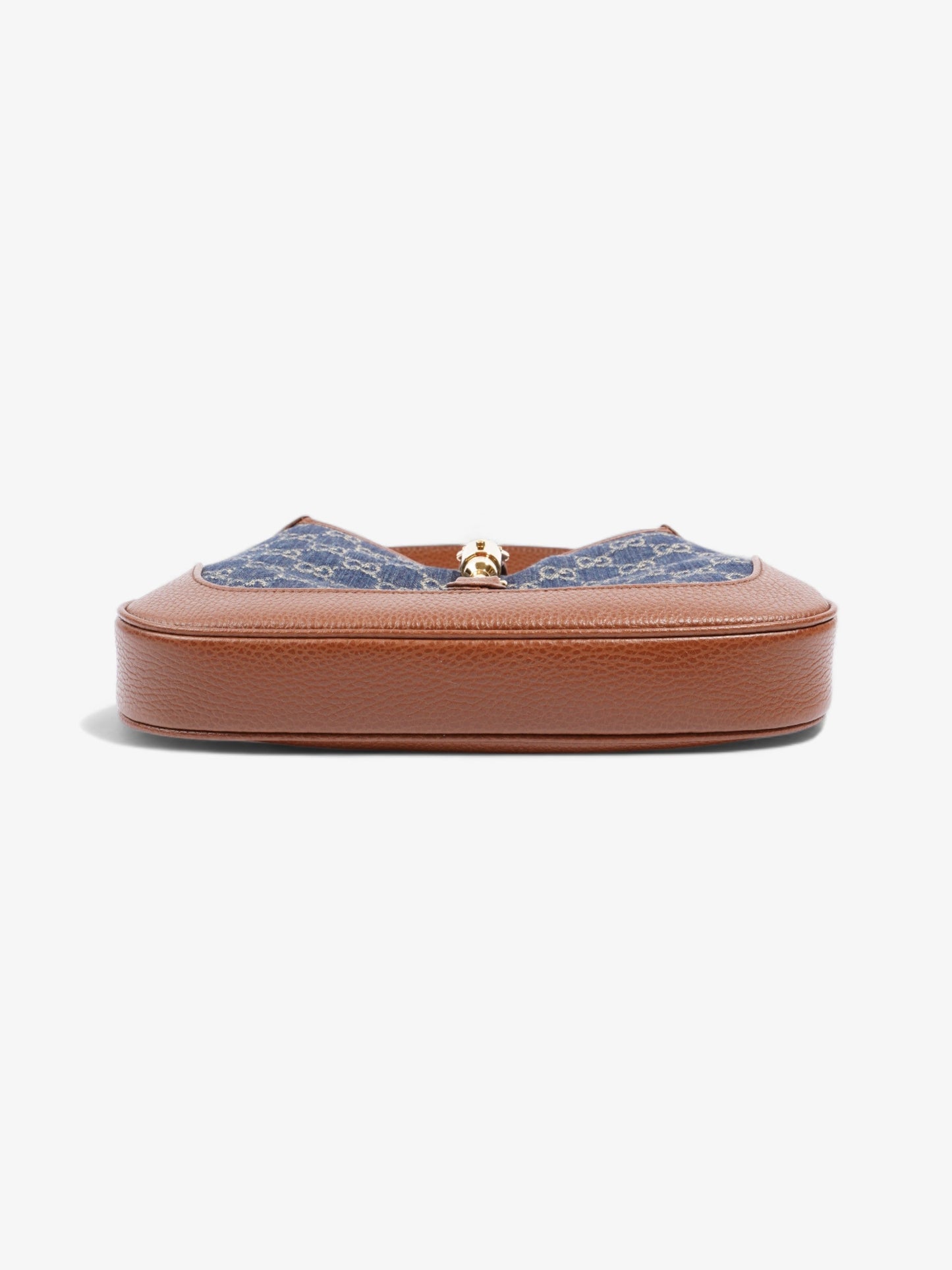 Gucci Jackie 1961 Blue / Brown Denim Small
