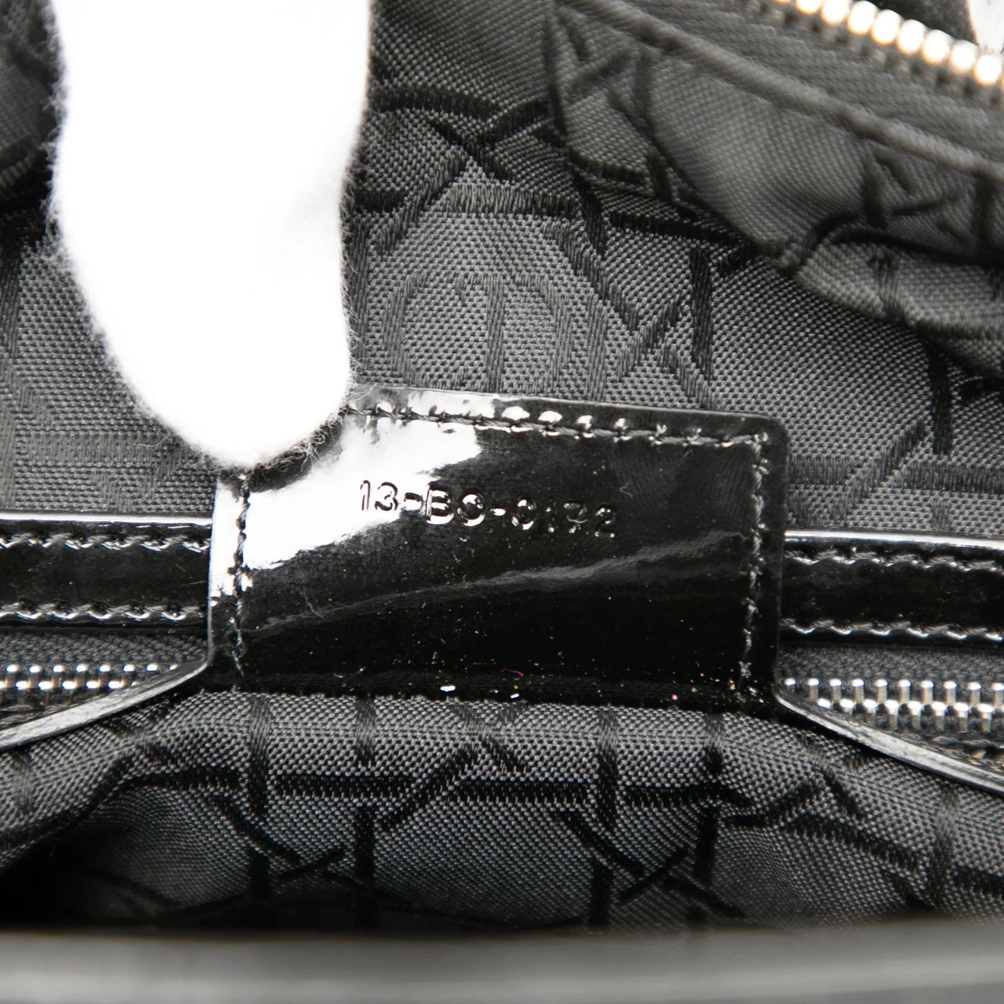 Black Dior Large Patent Cannage Lady Dior Satchel