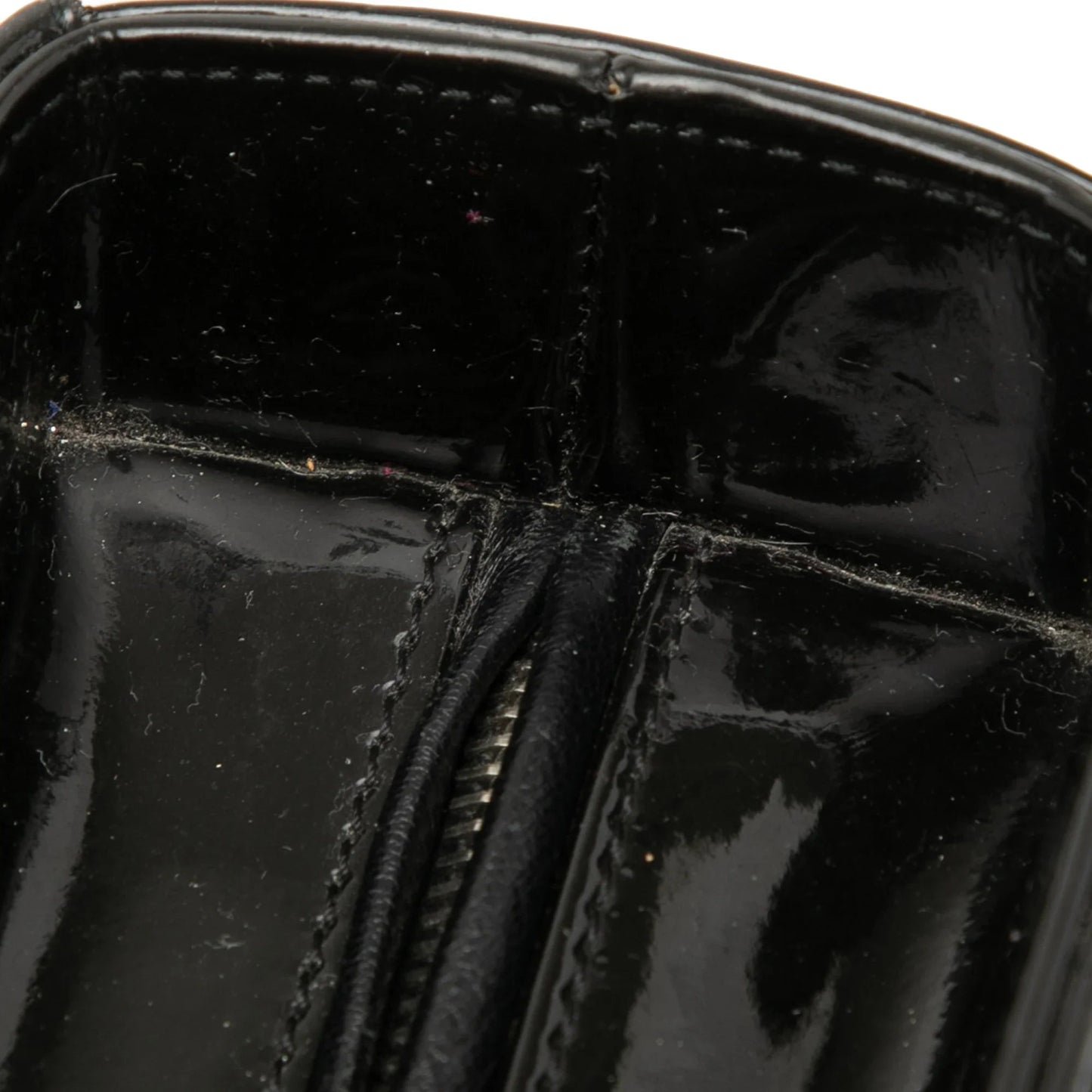 Black Dior Large Patent Cannage Lady Dior Satchel