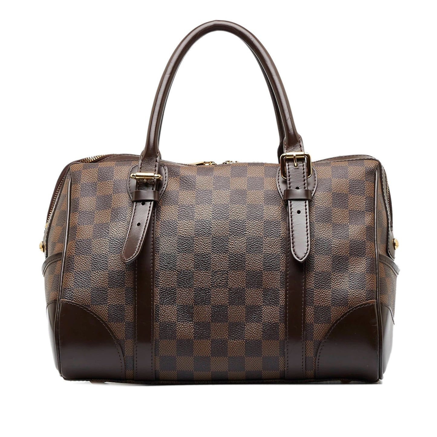 LOUIS VUITTON Damier Ebene Berkeley Handbag