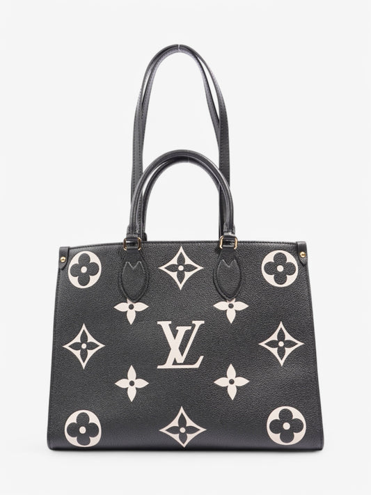 Louis Vuitton Onthego Tote bag Black / Beige  Leather