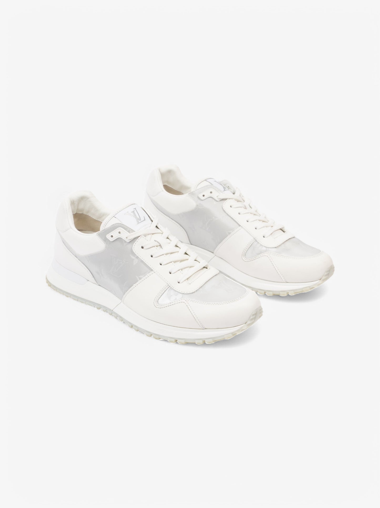 Louis Vuitton Run Away White  / Silver Leather EU 42 UK 8