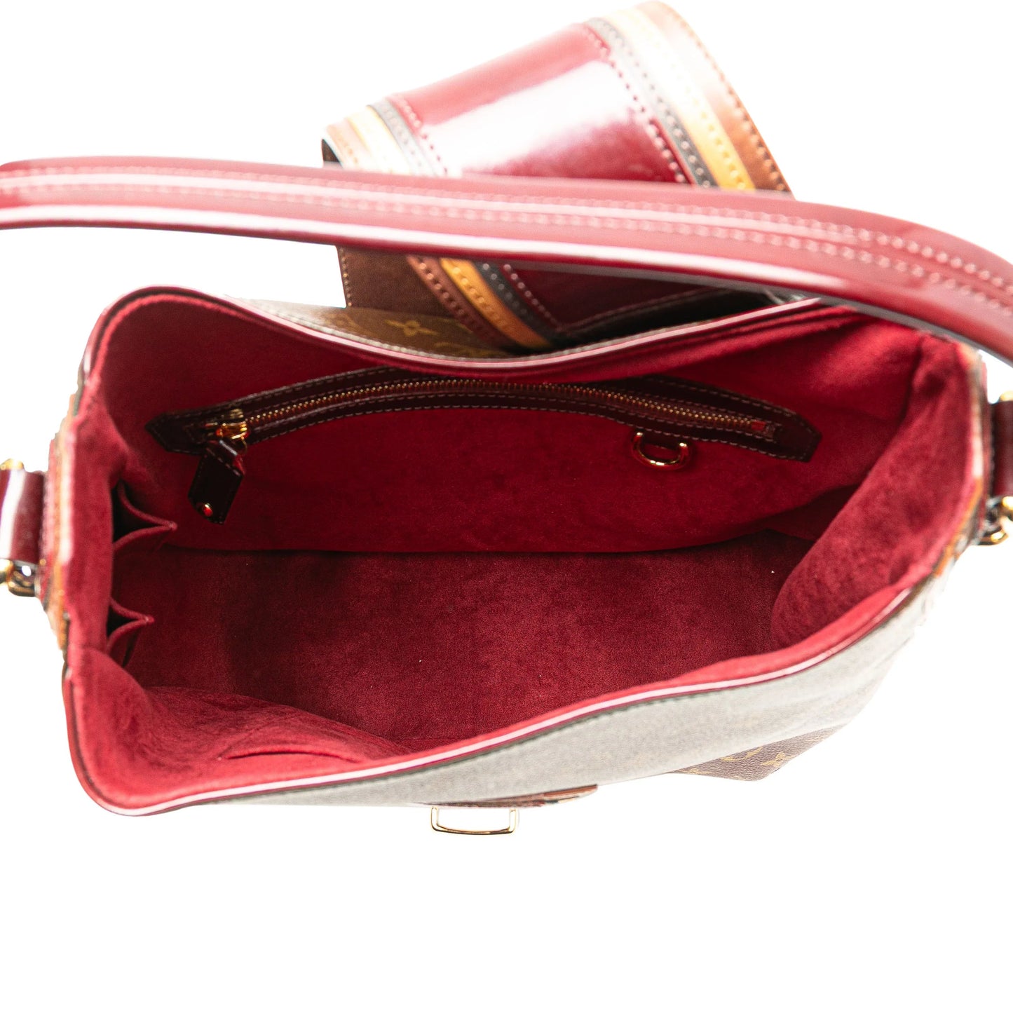 Brown Louis Vuitton Monogram Mirage Mtte Shoulder Bag