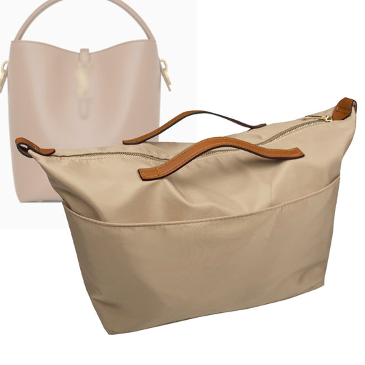 Organizer for [LE 37 in shiny leather, Saint Laurent (YSL)] Bag Insert (Nylon, Zip Cover with Handle)