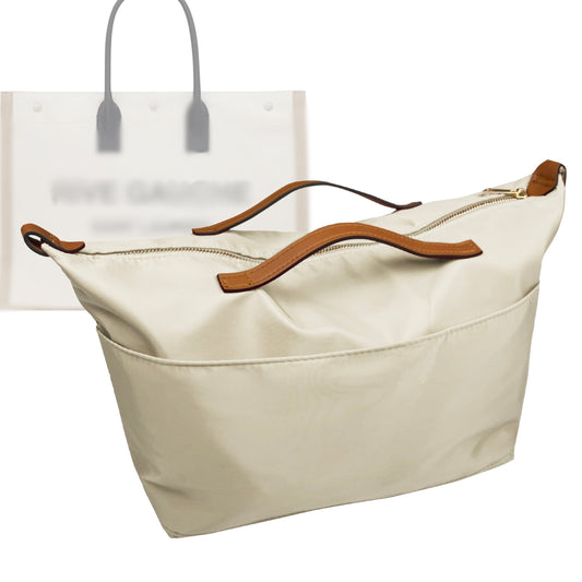 Organizer for [Rive Gauche N-S, Saint Laurent (YSL)] Bag Insert (Nylon, Zip Cover with Handle)
