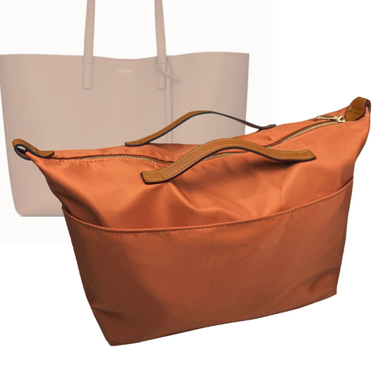 Organizer for [East-West Shopping Tote, Saint Laurent (YSL)] Bag Insert (Nylon, Zip Cover with Handle)