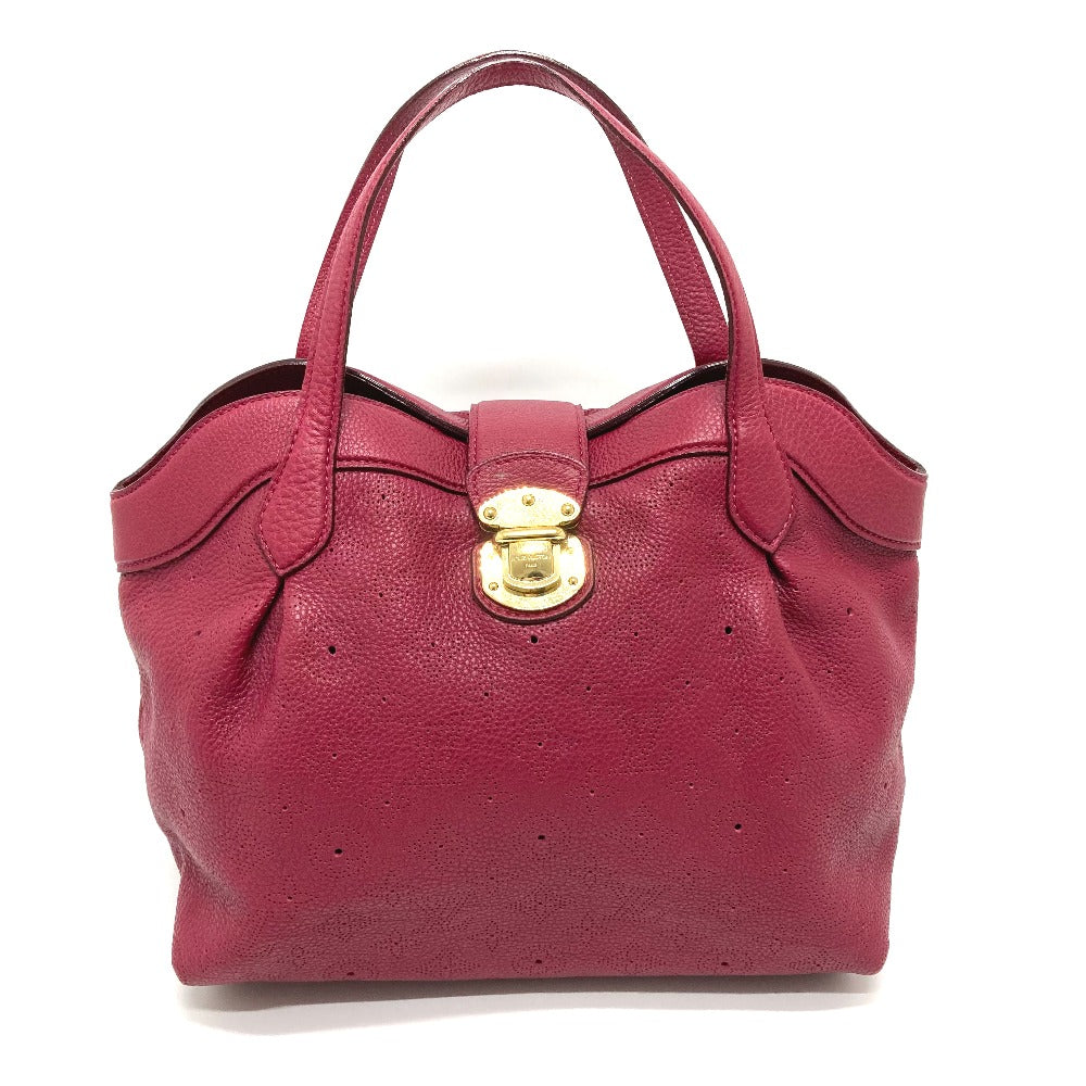 LOUIS VUITTON Handbag M93817 monogram mahina leather Red Monogram Mahina Thiells PM