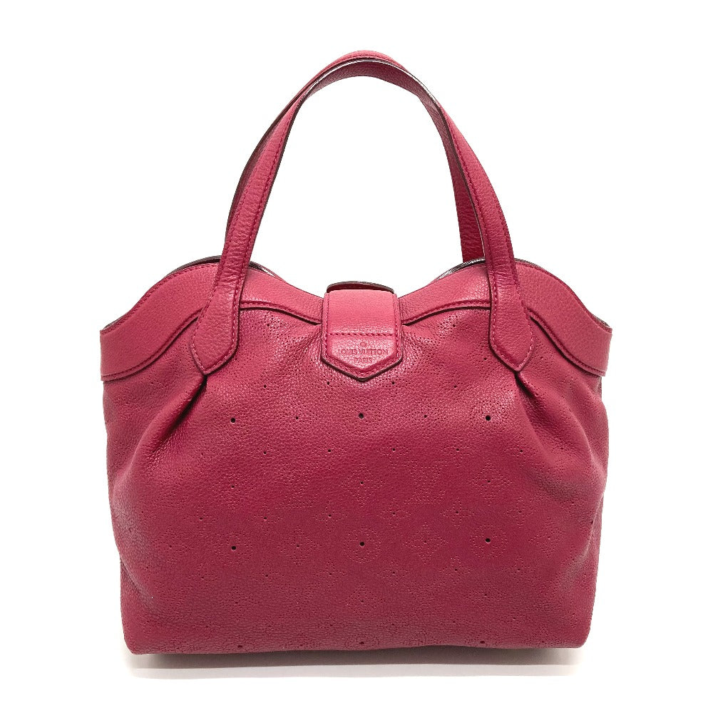 LOUIS VUITTON Handbag M93817 monogram mahina leather Red Monogram Mahina Thiells PM