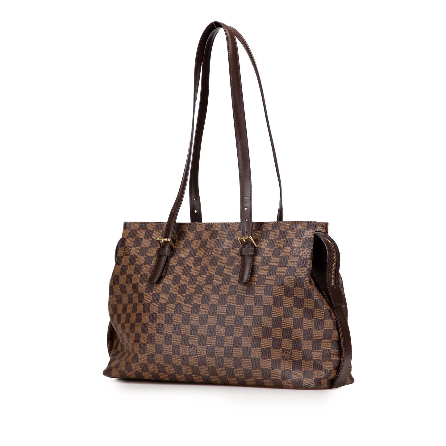 Brown Louis Vuitton Damier Ebene Chelsea Shoulder Bag