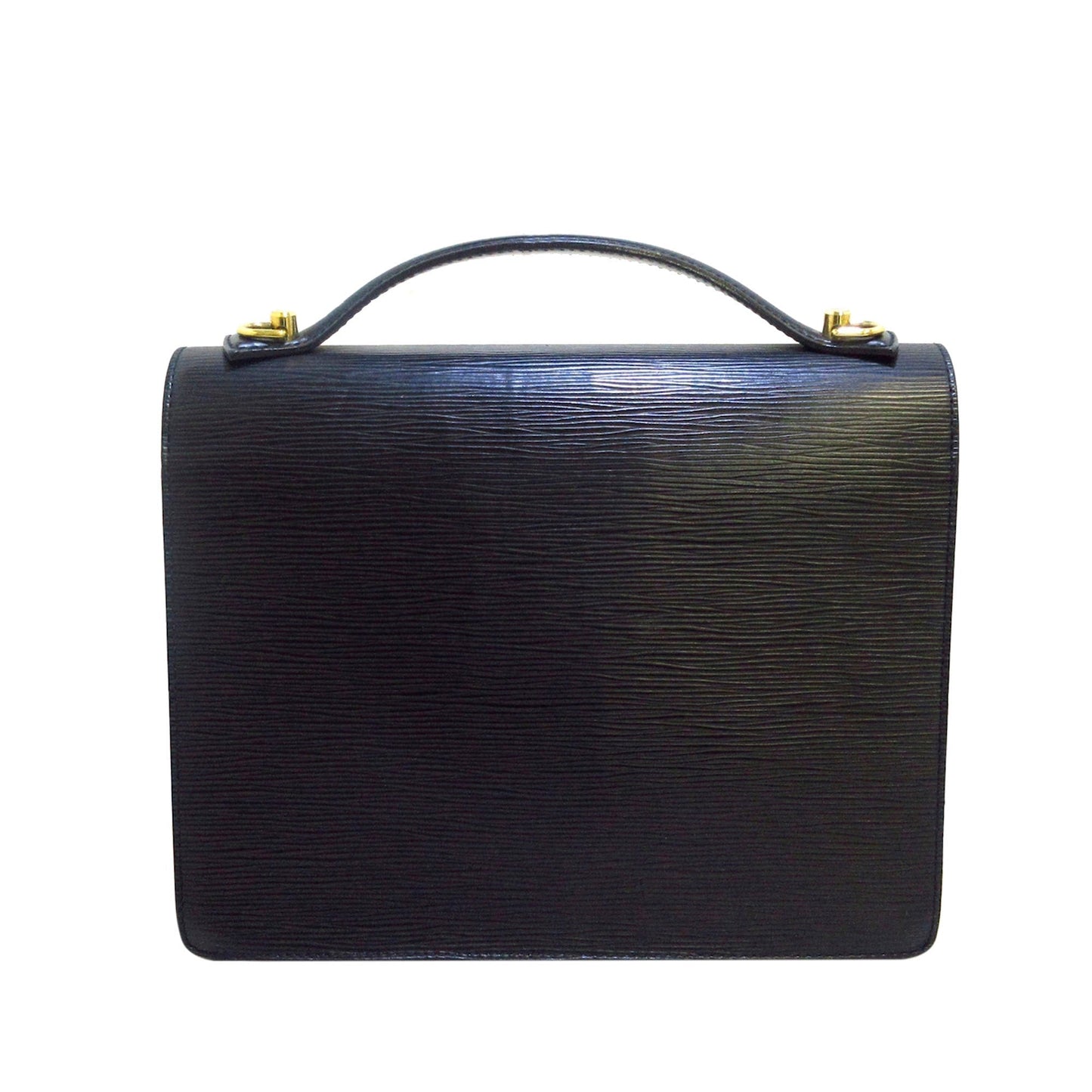 Louis-Vuitton Louis Vuitton Epi Monceau Crossbody Bag Black