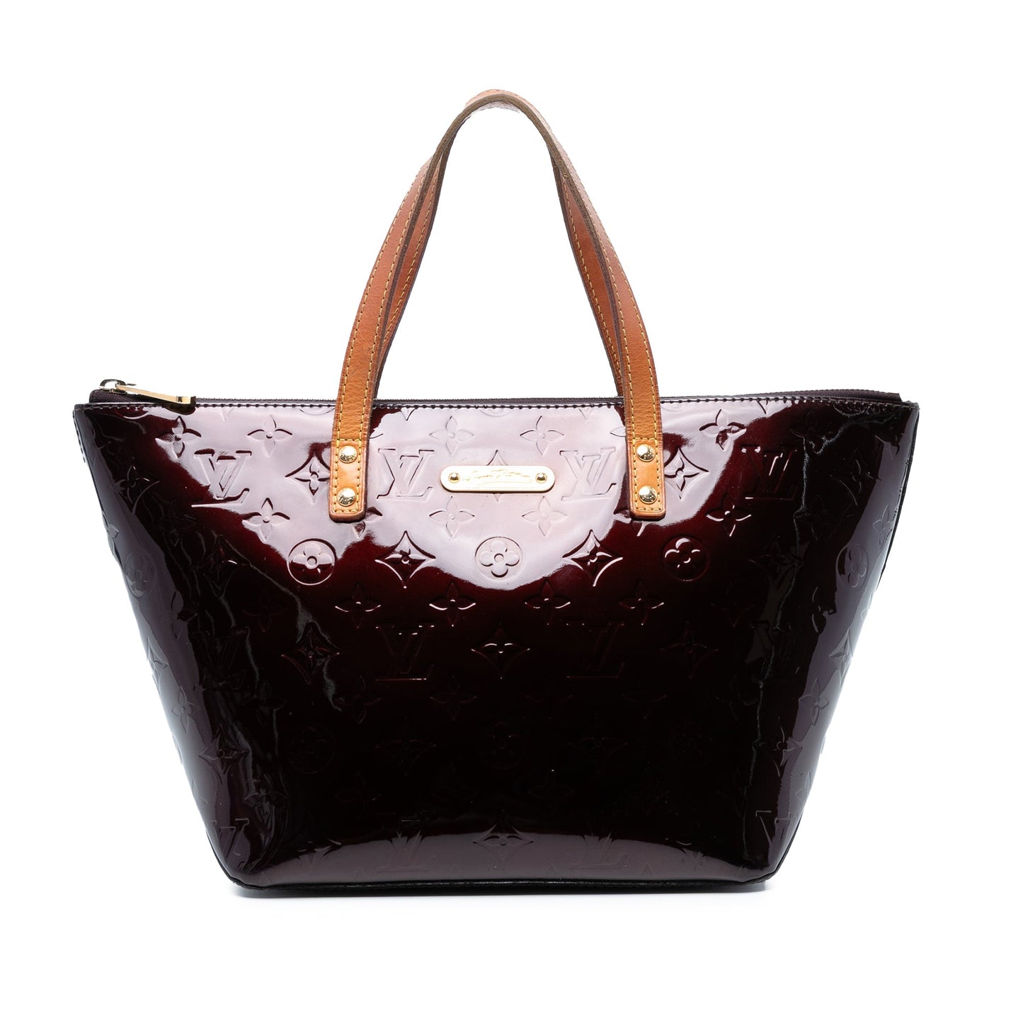Dark Purple Louis Vuitton Monogram Vernis Bellevue PM Handbag
