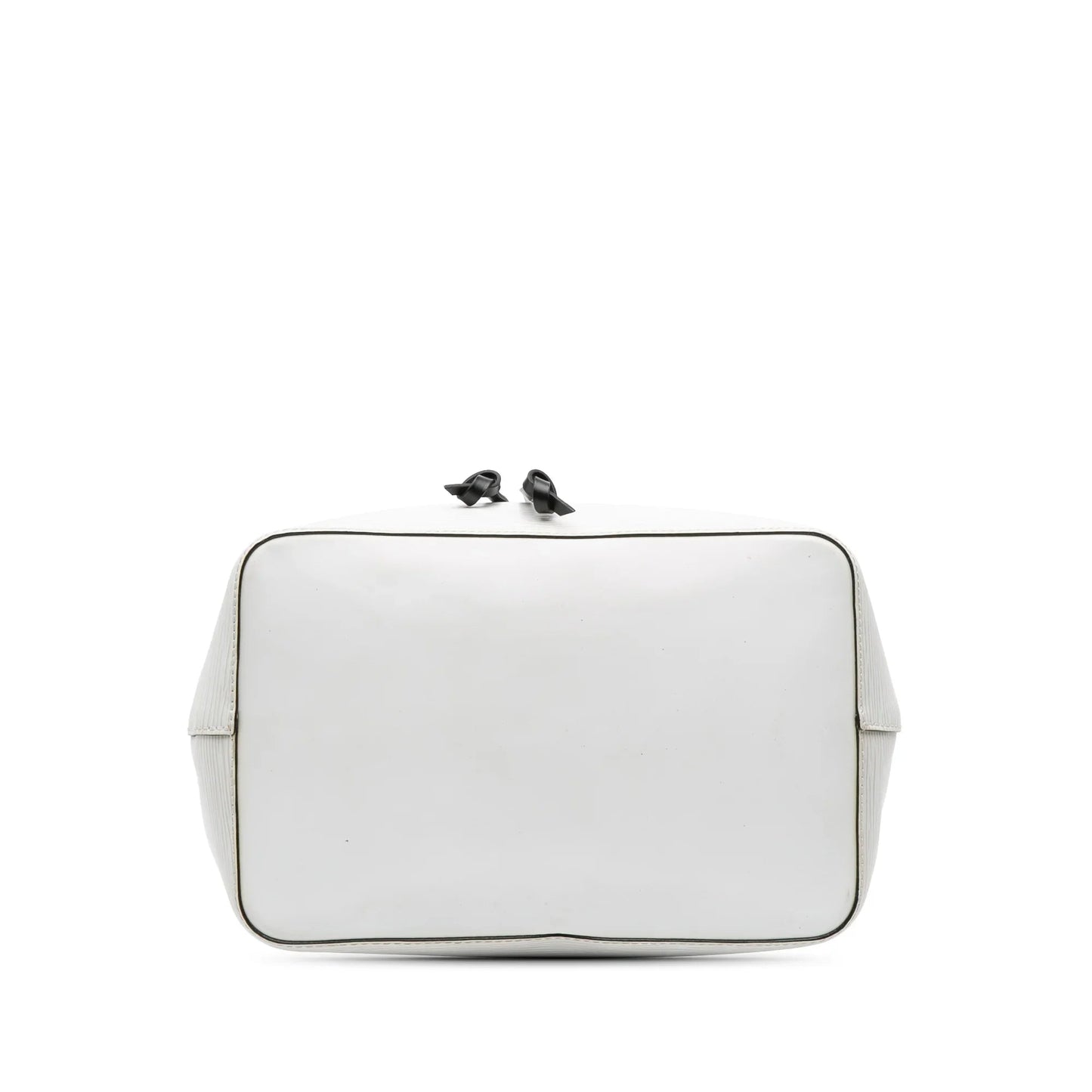 White Louis Vuitton Epi NeoNoe MM Bucket Bag