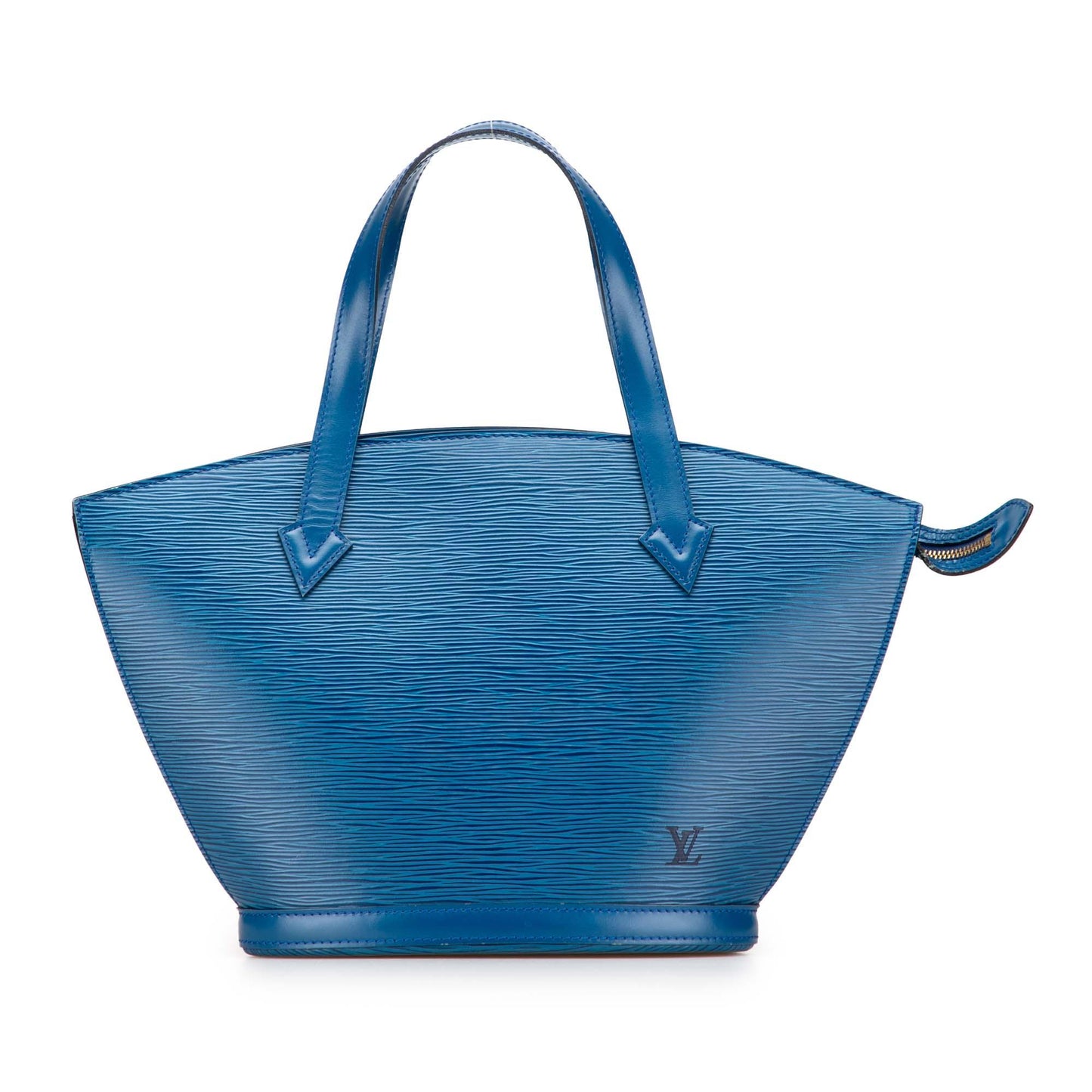 Blue Louis Vuitton Epi Saint Jacques PM Short Strap Handbag