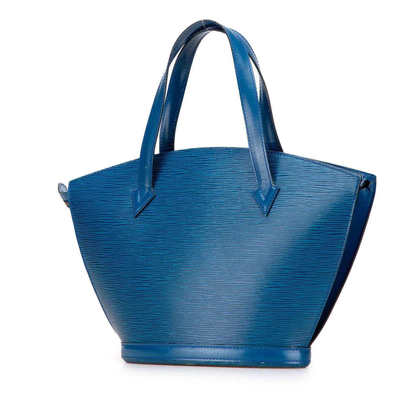 Blue Louis Vuitton Epi Saint Jacques PM Short Strap Handbag