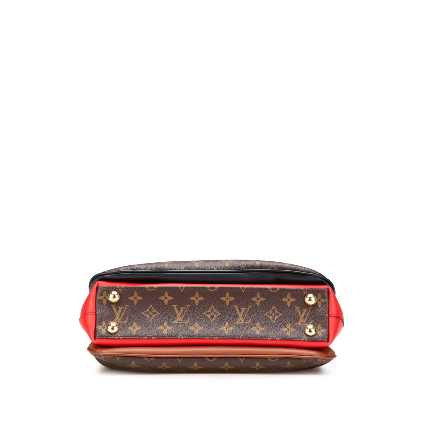 Brown Louis Vuitton Monogram Millefeuille Satchel