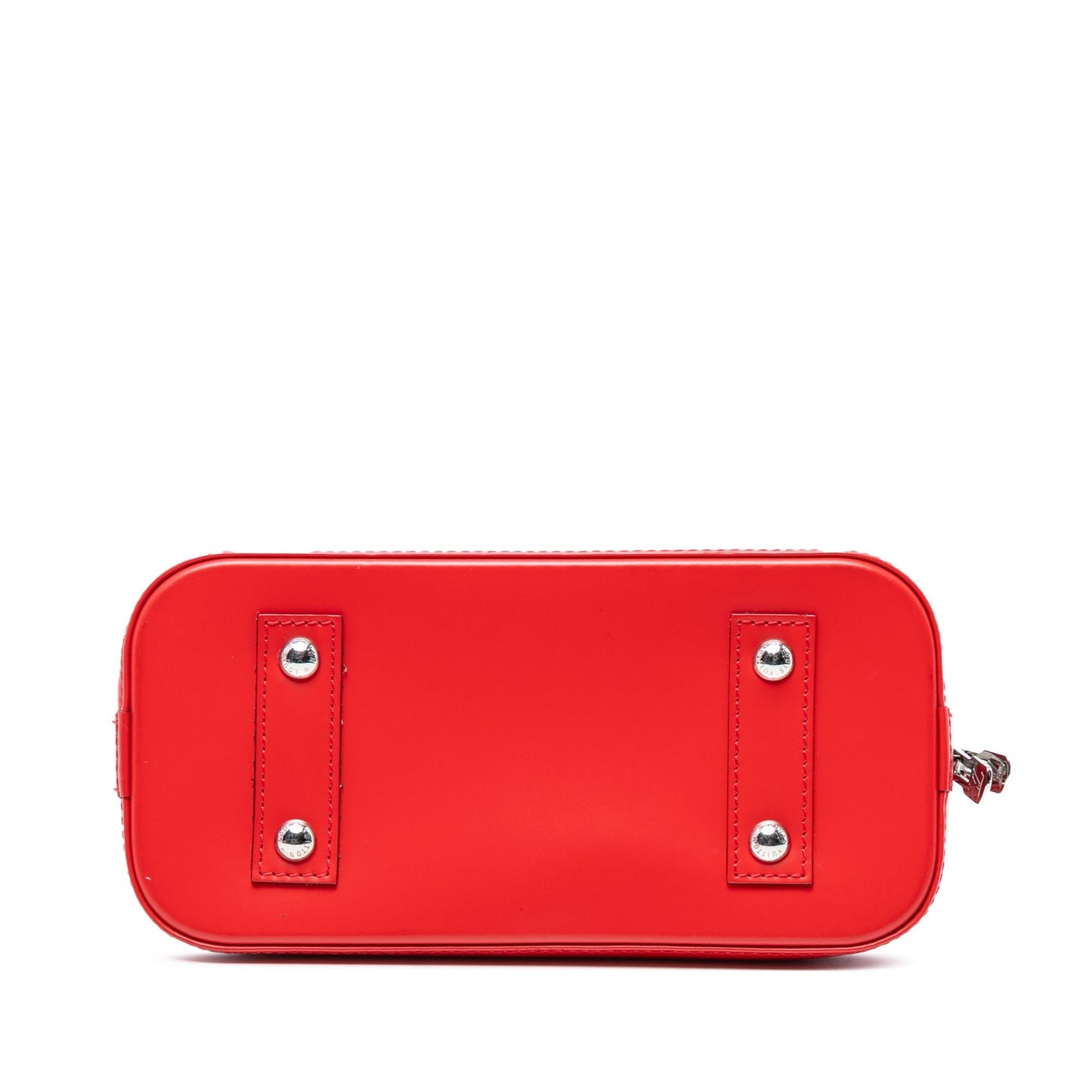 Red Louis Vuitton Epi Alma BB Satchel