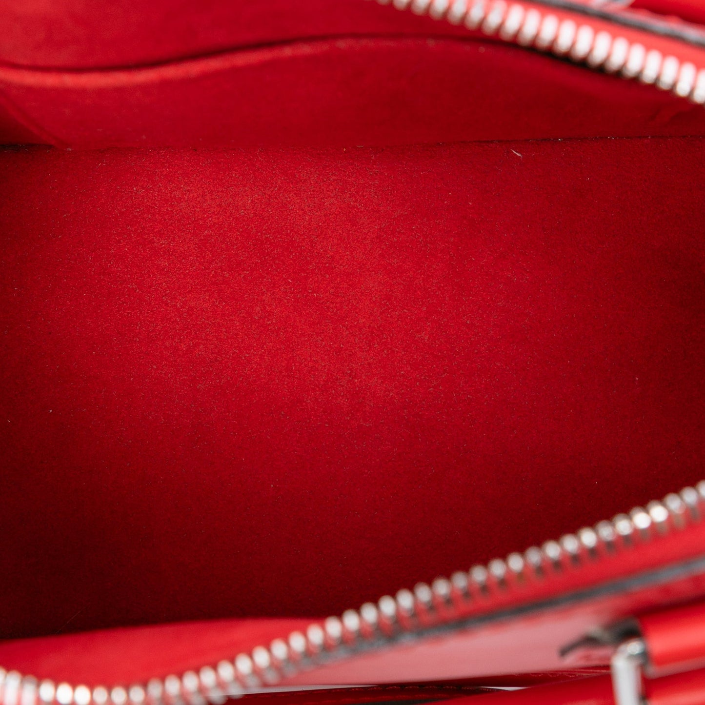 Red Louis Vuitton Epi Alma BB Satchel