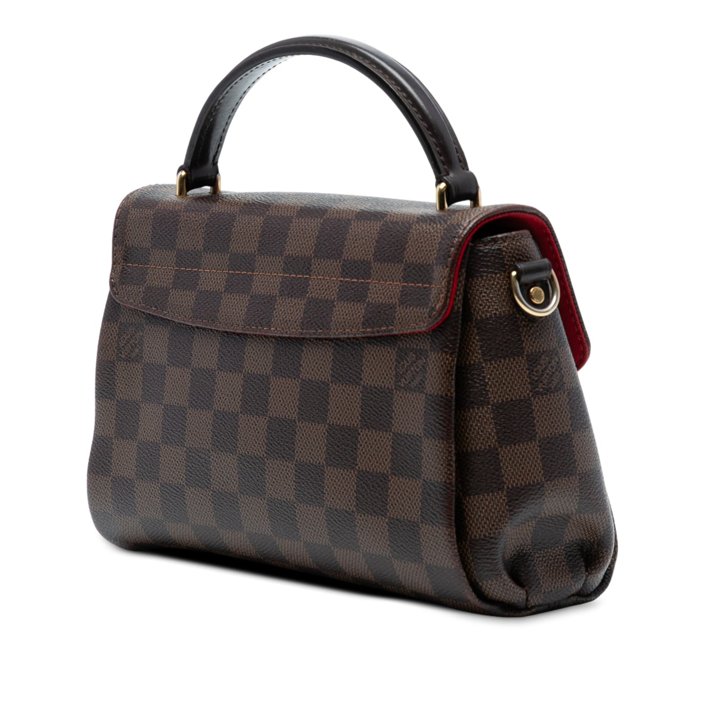 Brown Louis Vuitton Damier Ebene Croisette Satchel