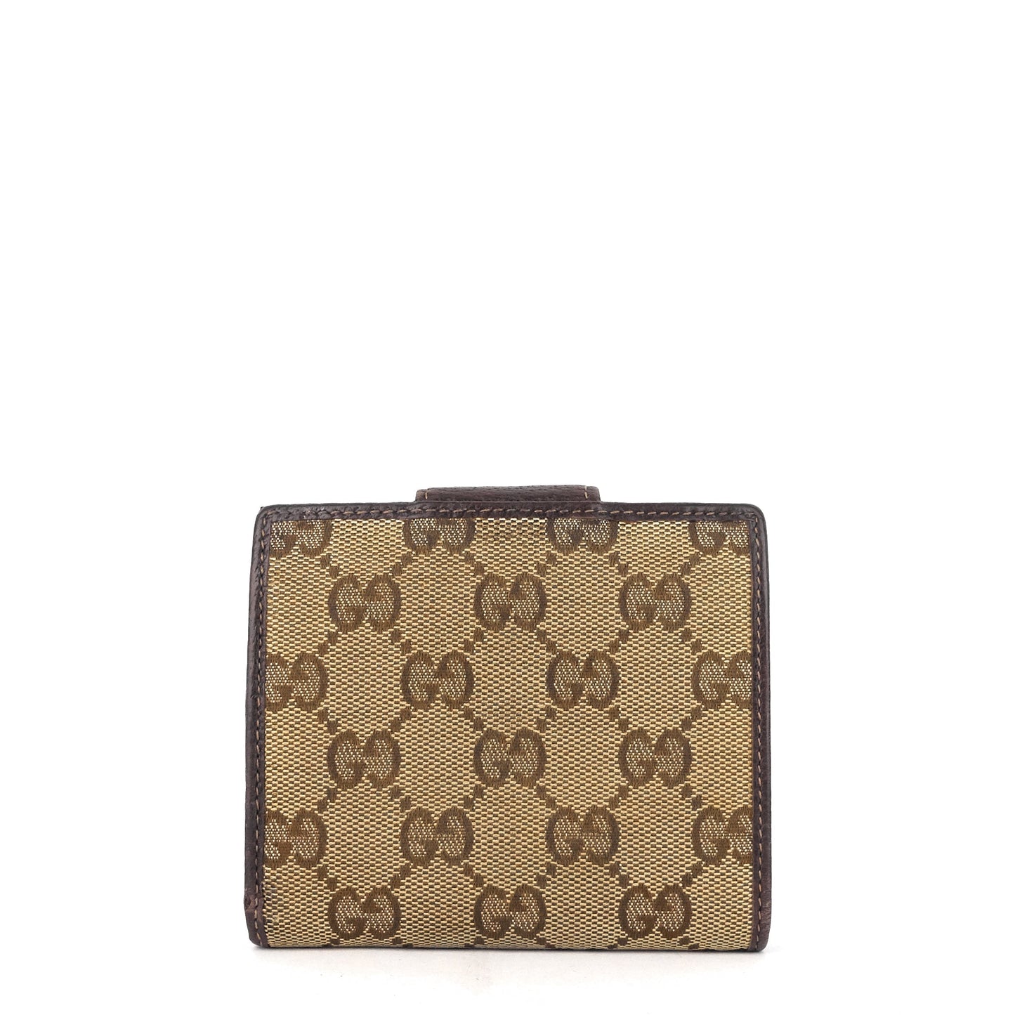 Gucci GG Canvas D-Ring Compact Wallet