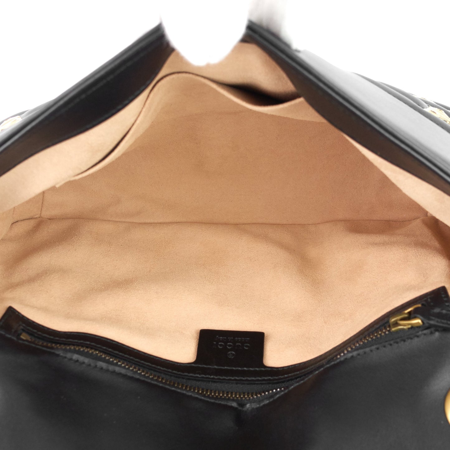 Gucci GG Marmont Medium Insects Matelass? Leather Bag