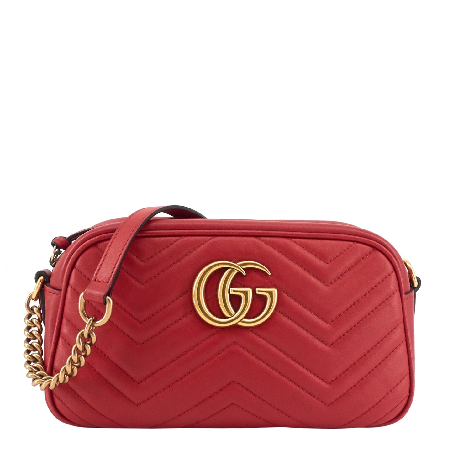 Gucci GG Marmont Small Matelass? Calfskin Shoulder Bag