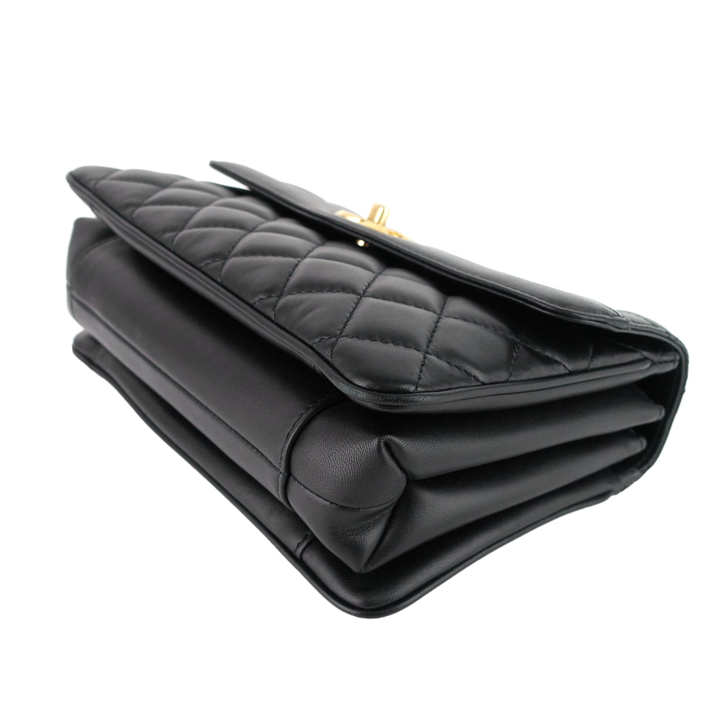 Chanel Coco Quilted Lambskin Leather Flap Bag