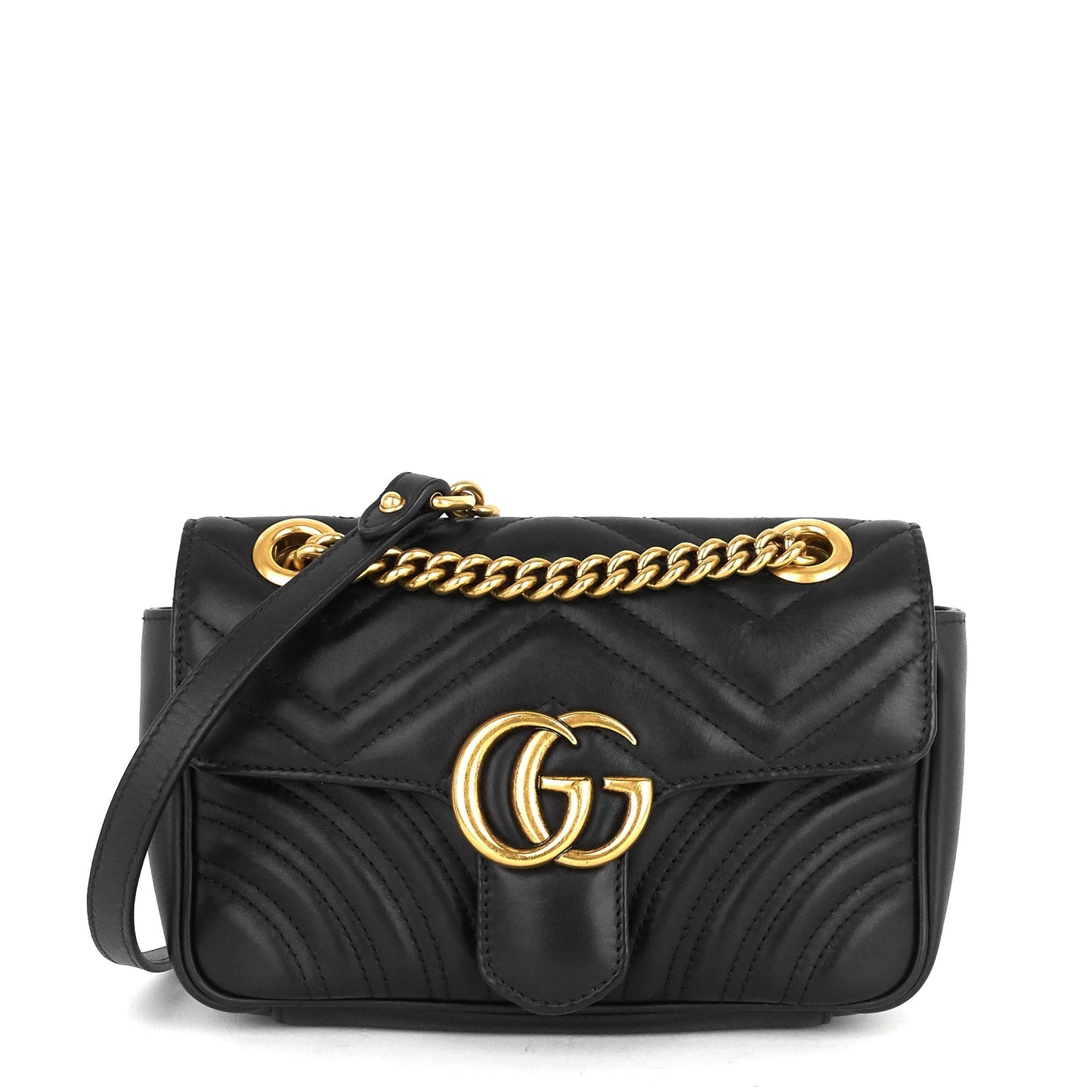 Gucci Marmont Mini Matelass? Calfskin Bag
