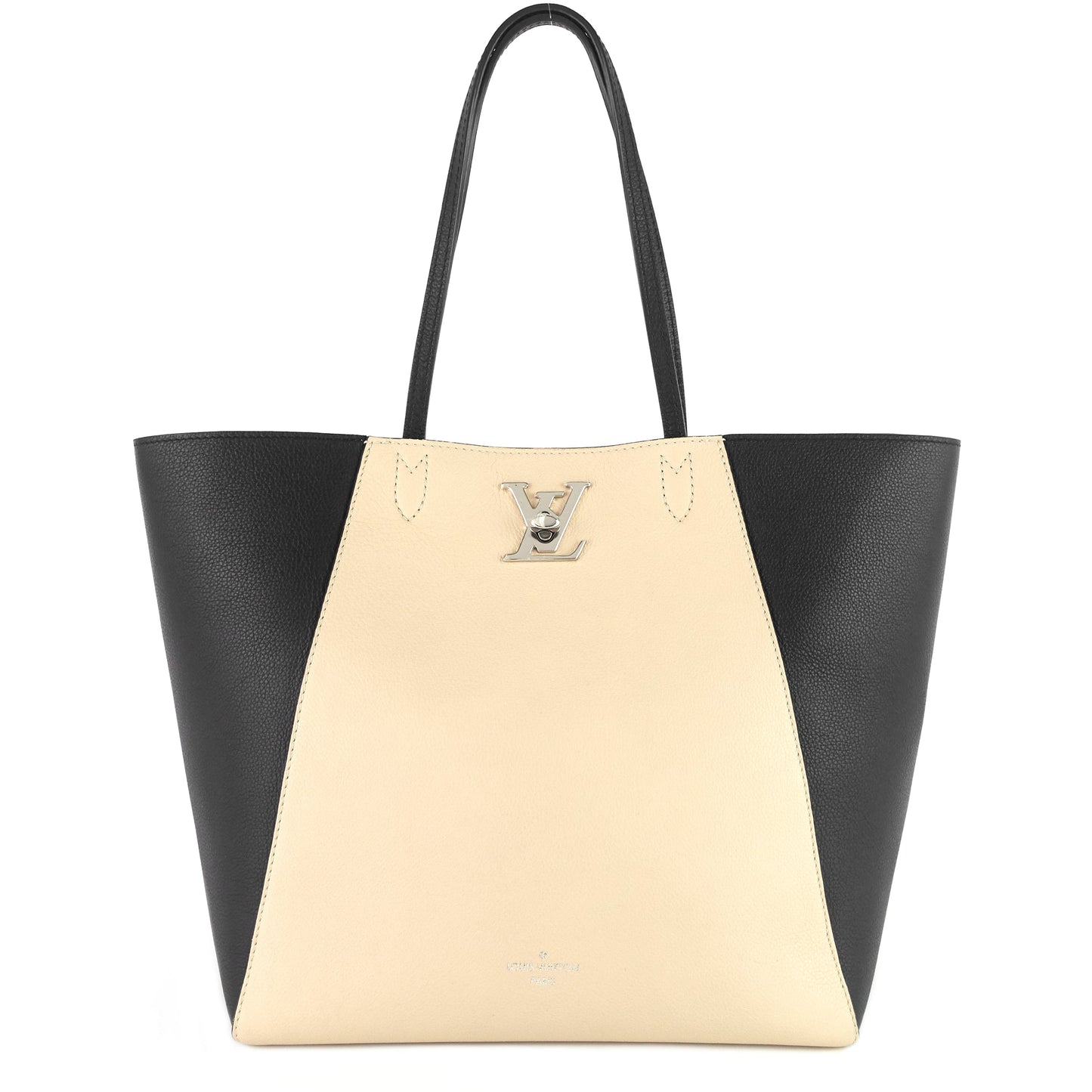 LOUIS VUITTON LockMe Cabas Calfskin Leather Tote Bag