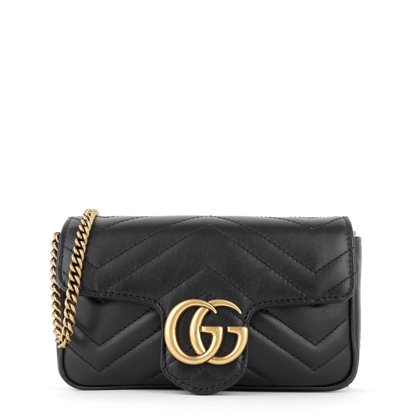 Gucci GG Marmont Super Mini Matelass? Leather Bag